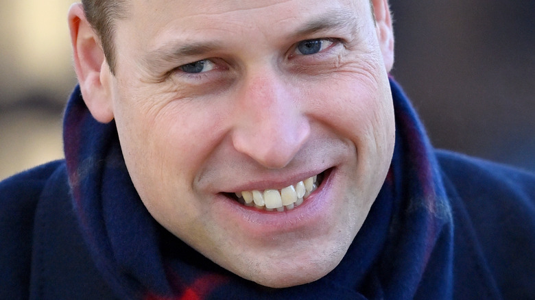 Prince William smiling