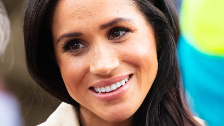 Meghan Markle smiling