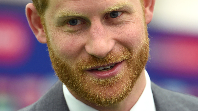 Prince Harry smiling