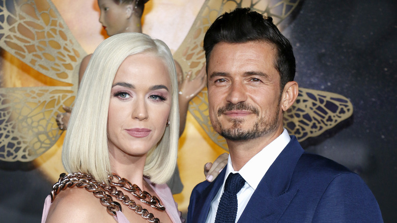Katy Perry and Orlando Bloom on the red carpet
