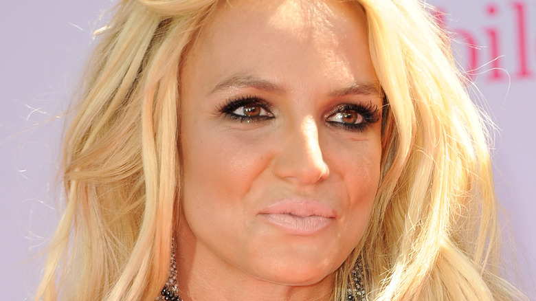 Britney Spears on red carpet 