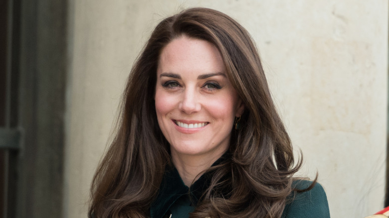 Kate Middleton smiles in 2017