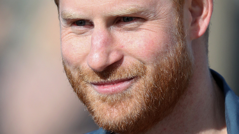 Prince Harry smiling