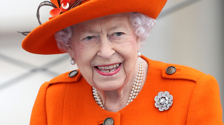 Queen Elizabeth brooch