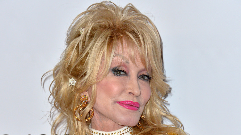 Dolly Parton smiling