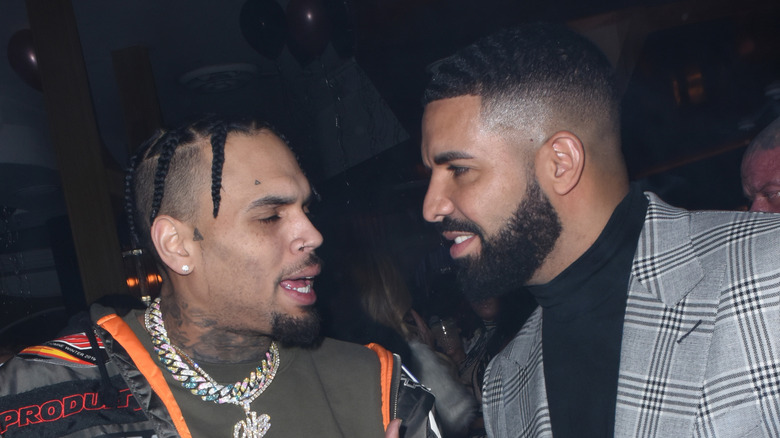 Chris Brown with Drake
