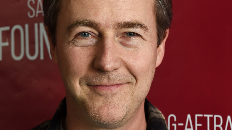 Edward Norton posing for a photo