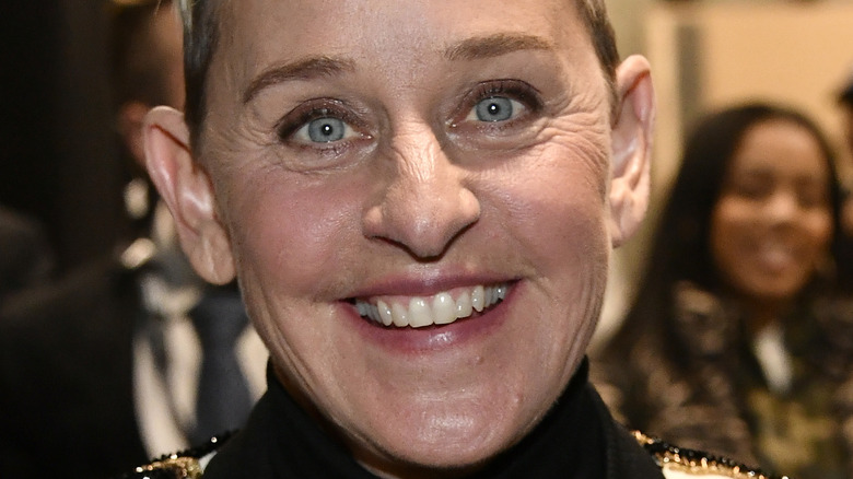 Ellen DeGeneres smiling