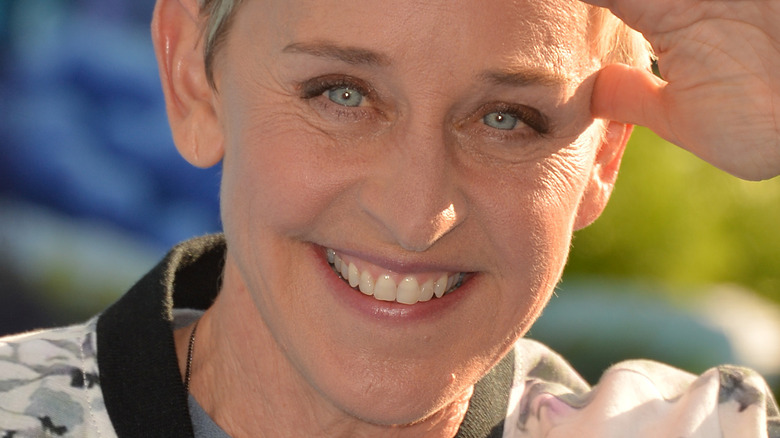 Ellen DeGeneres smiling