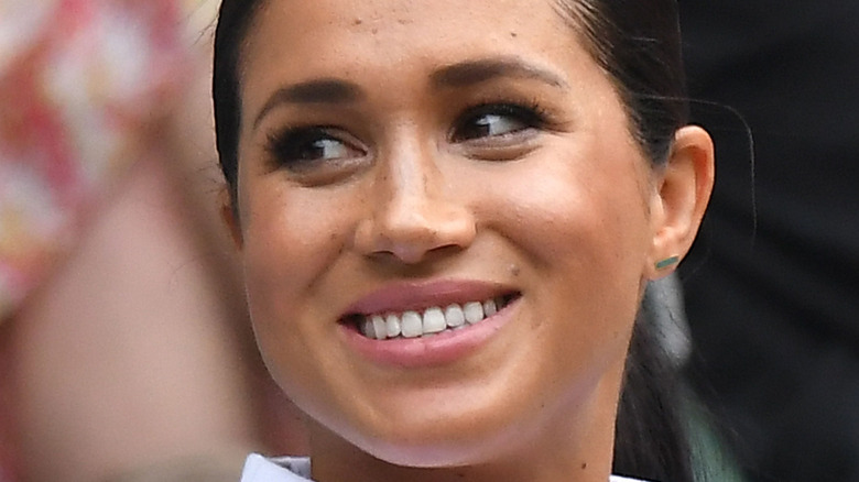 Meghan Markle smiling in October 2020