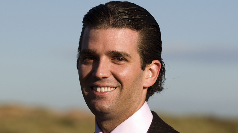 Donald Trump Jr. smiles