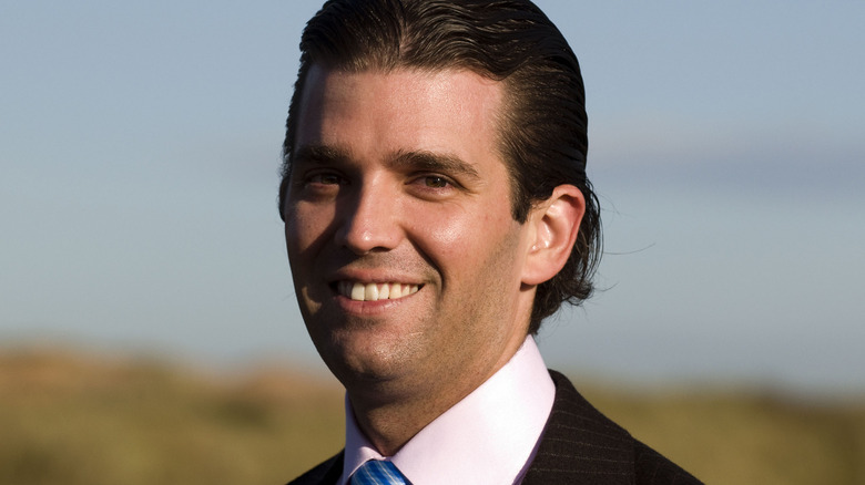Donald Trump Jr. smiles