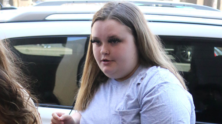 Alana "Honey Boo Boo" Thompson photographed by paparazzi