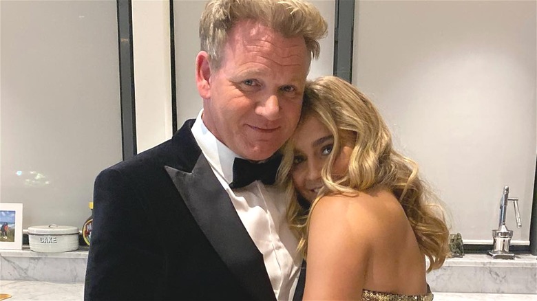 Gordon Ramsay Tilly Ramsay hugging