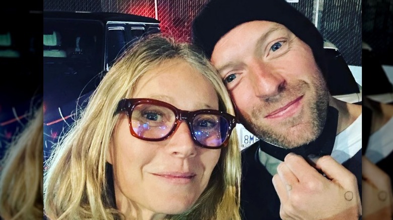 Gwyneth Paltrow smiling blond hair pulled back
