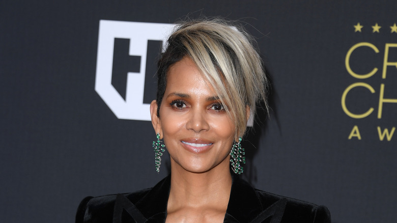 Halle Berry smiling
