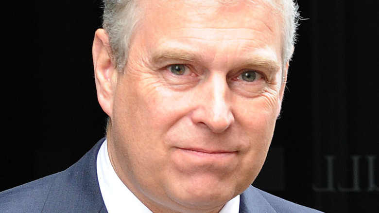 Prince Andrew, Duke of York, during a visit to Mother London in 2013