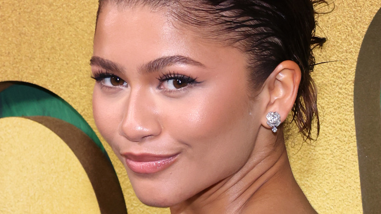 Zendaya smiling