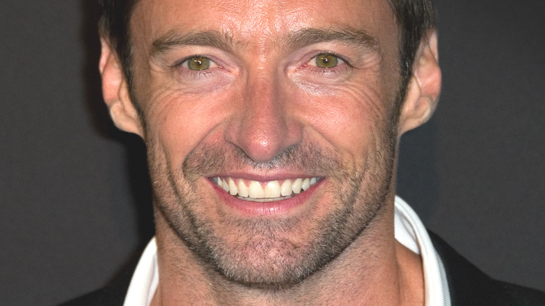 Hugh Jackman smiling