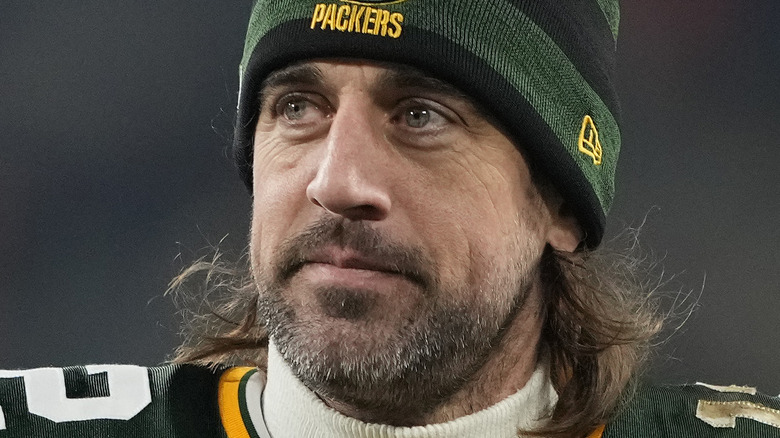 Aaron Rodgers smile 