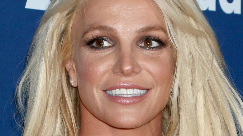 Britney Spears smiling