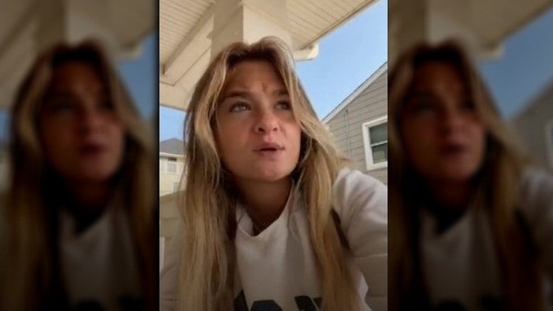 Claudia Conway in her July 6 TikTok video