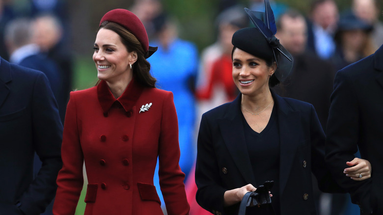 Kate Middleton and Meghan Markle