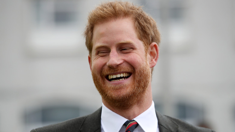 Prince Harry laughing