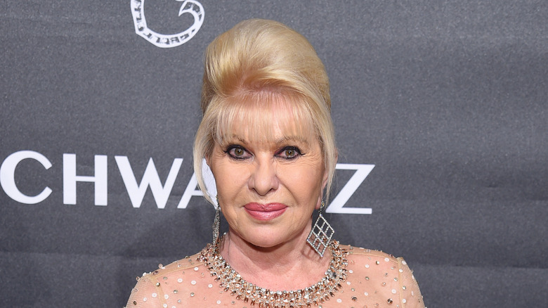 Ivana Trump poses in 2018