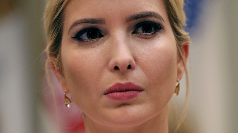 Ivanka Trump looking pensive