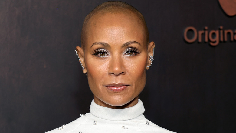 Jada Pinkett Smith white turtleneck