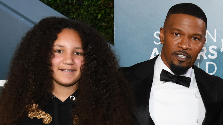 Jamie Foxx with daughter Anelise