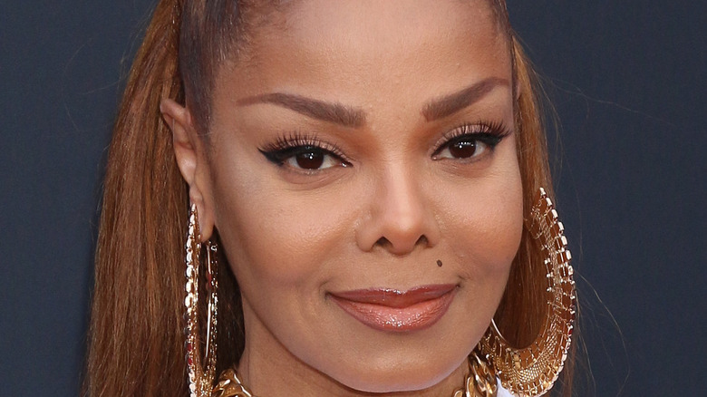 Janet Jackson gazing in front