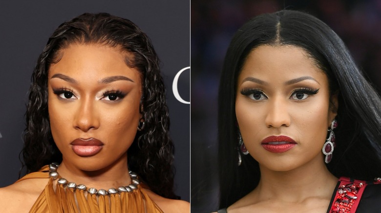 Megan Thee Stallion; Megan Thee Stallion split image