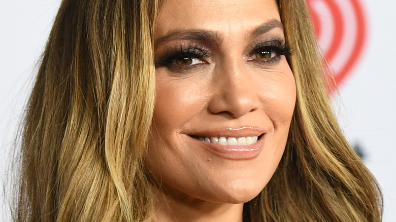 Jennifer Lopez smiling