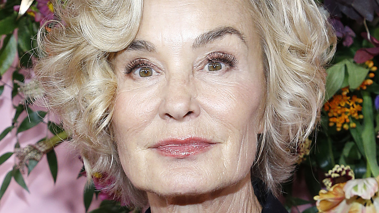 jessica lange on a red carpet