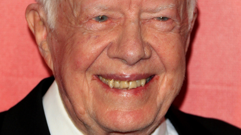 Jimmy Carter smiling at event 