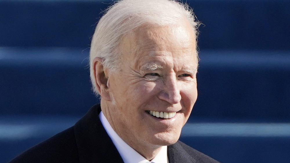 Joe Biden smiling