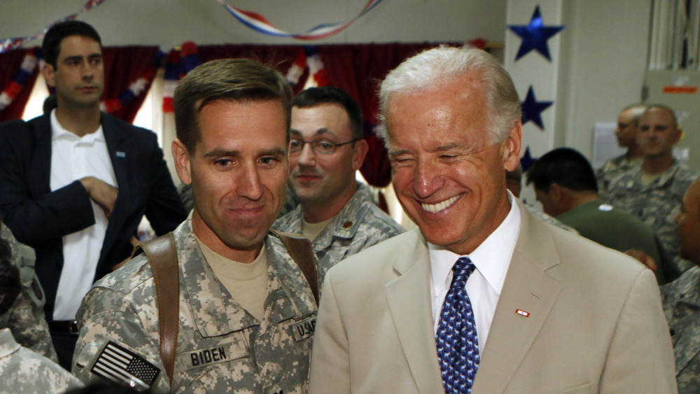 Joe Biden and his late son Beau Biden