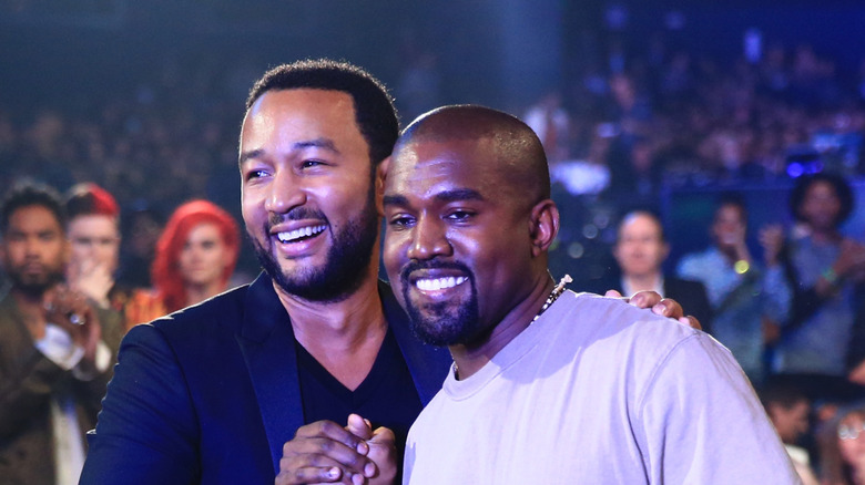 John Legend, Chris Brown and Kanye West