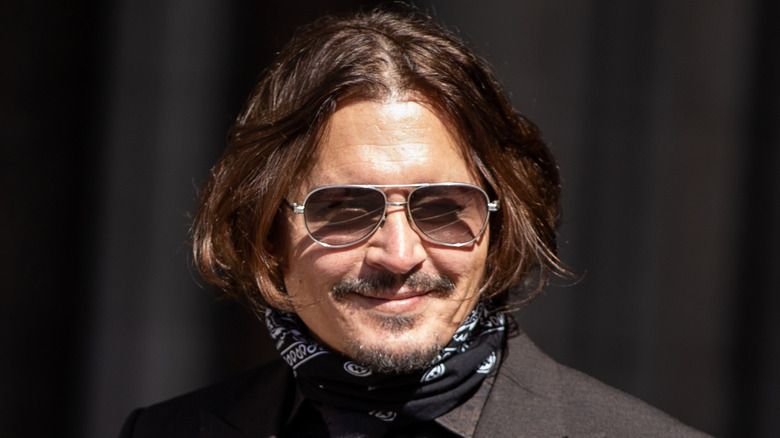 Johnny Depp at an event 