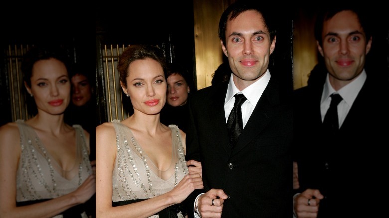 Angelina Jolie and her brother James Haven