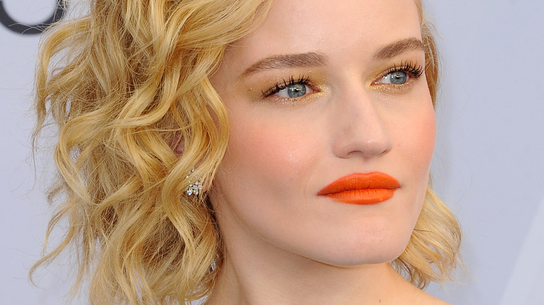 Julia Garner looking to the side in 2019