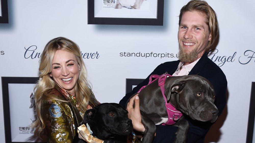 Kaley Cuoco and Karl Cook 