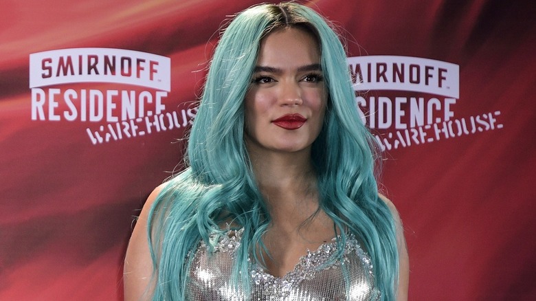 Karol G smiling