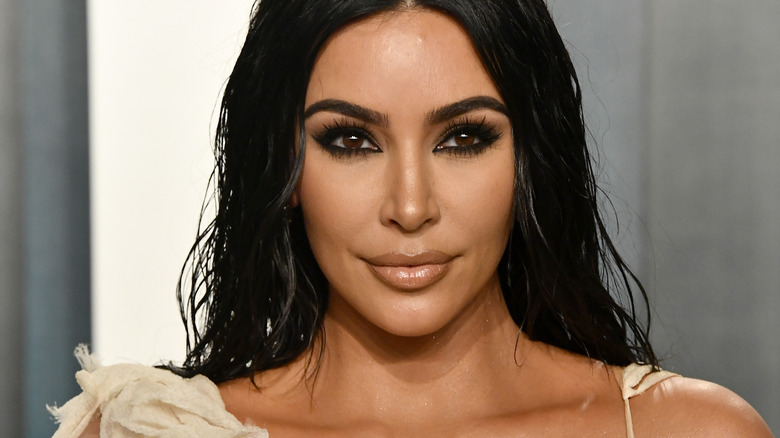 Kim Kardashian posing