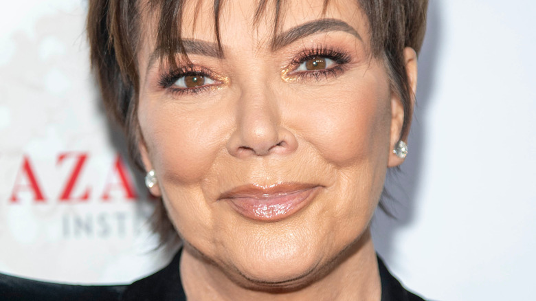 Kris jenner smiling 