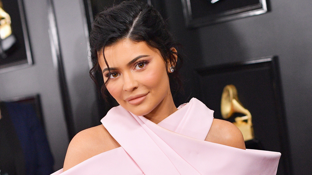 Kylie Jenner posing at an event 
