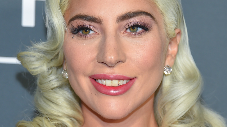 Lady Gaga smiling