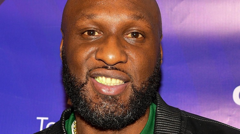 Lamar Odom attending OxeFit Mixer